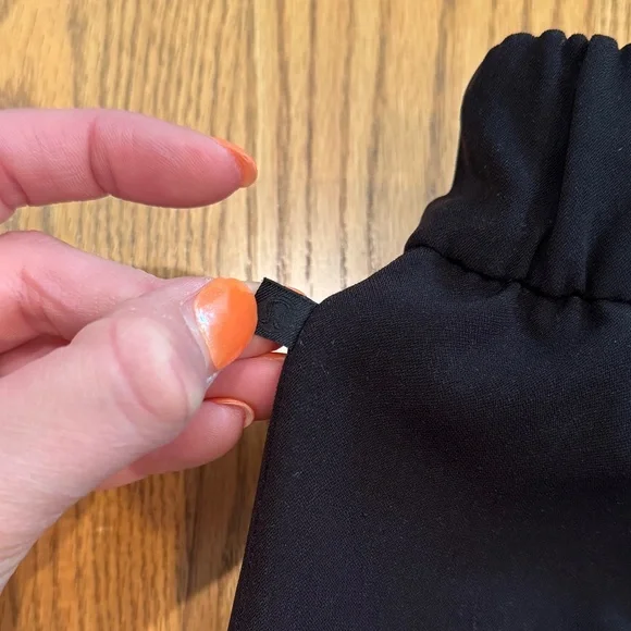 Lululemon noir wide-leg tie waist pants - size 10 - Picture 5 of 5